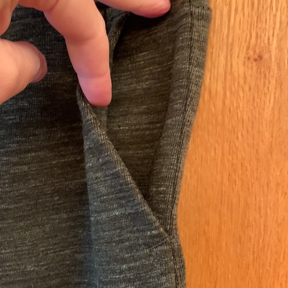 New with tags UP size 10 / 12 gray marled drawstring elastic waist jogger pants - Picture 7 of 7